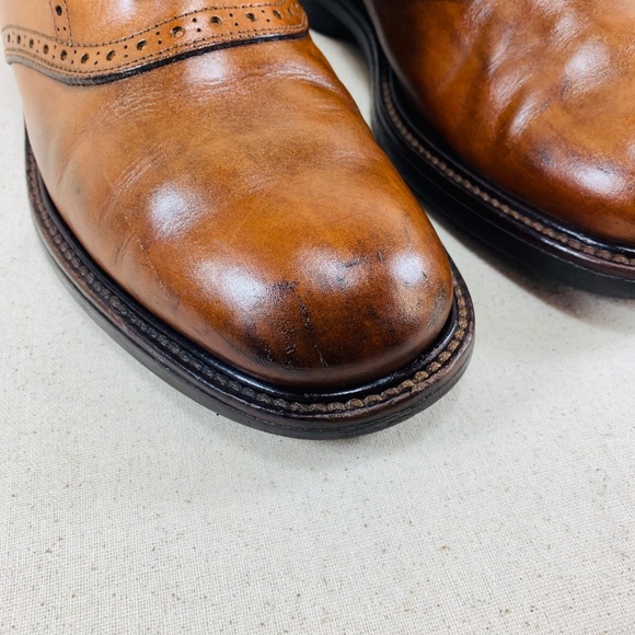 Brown Leather Oxfords Shoes - Men’s 10 main image 4